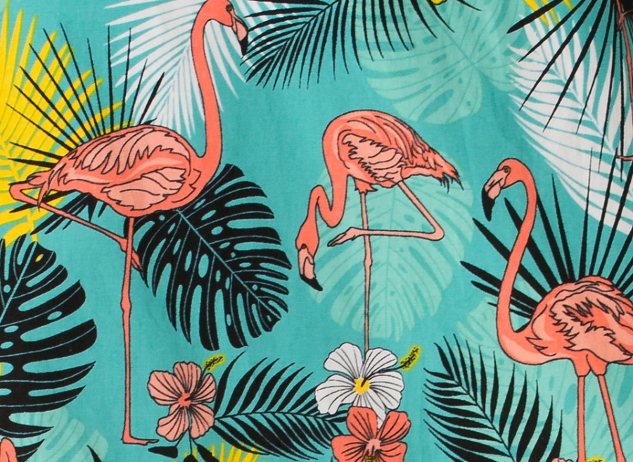 Flamingo all over print